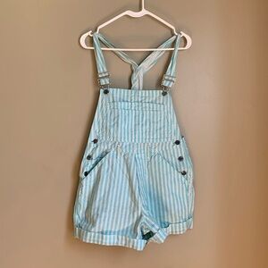 Vintage palmetto’s 90’s short bibs, striped bib shorts